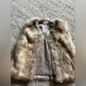 NWT Faux Fur Kid’s Vest
